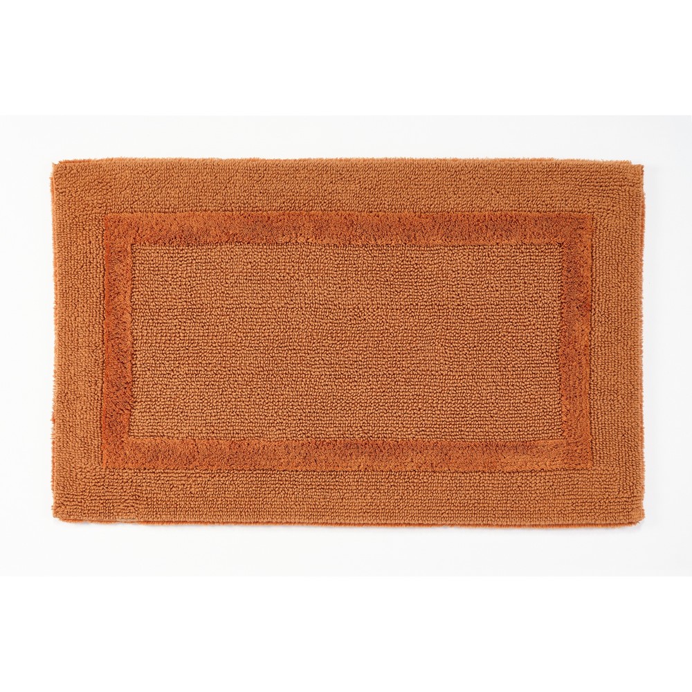 Reversible Bath Mat 737 by Designer Abyss & Habidecor in Caramel Brown